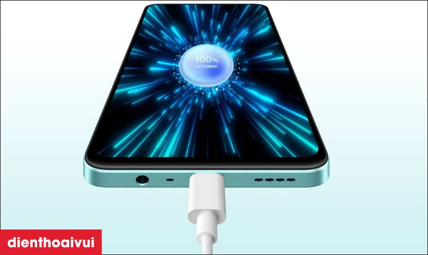 Dung lượng pin lớn t&iacute;ch hợp sạc nhanh thoải m&aacute;i sử dụng