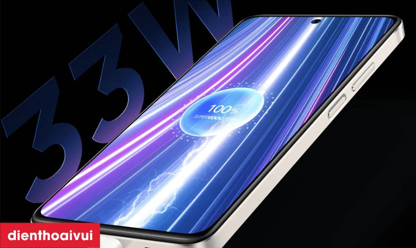 Pin tr&acirc;u d&ugrave;ng l&acirc;u c&ugrave;ng khả năng sạc nhanh 33W
