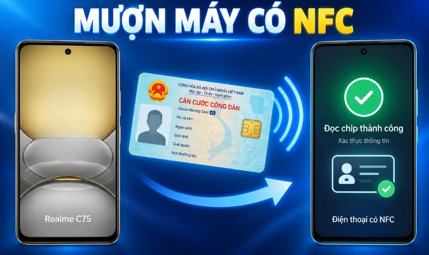Có thể mượn thiết bị khác để hoàn tất xác thực hay không?