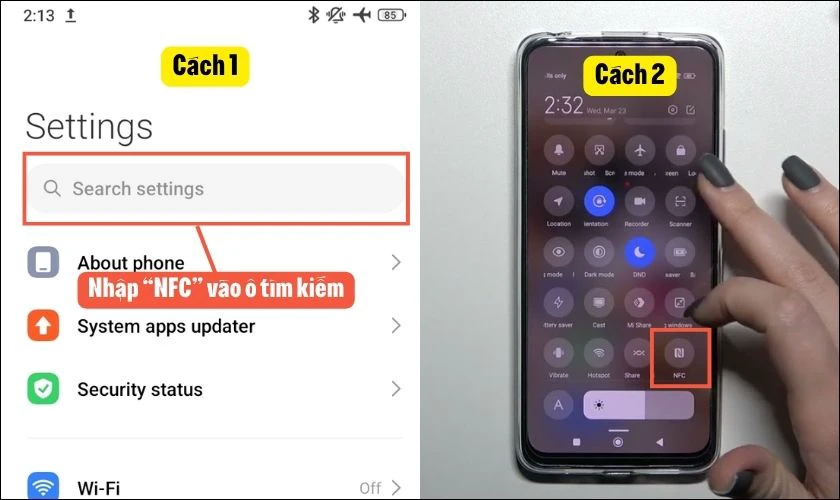 Cách kiểm tra Redmi 12 có NFC không?