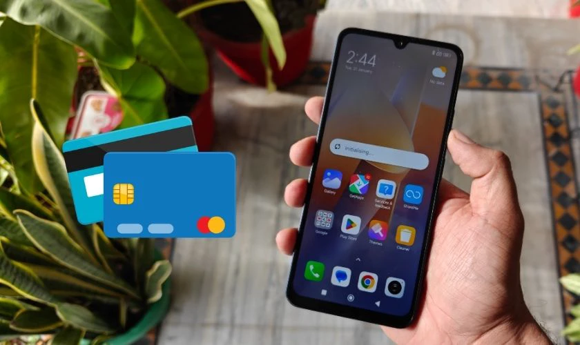 Sử dụng thẻ từ hoặc thẻ chip vật lý