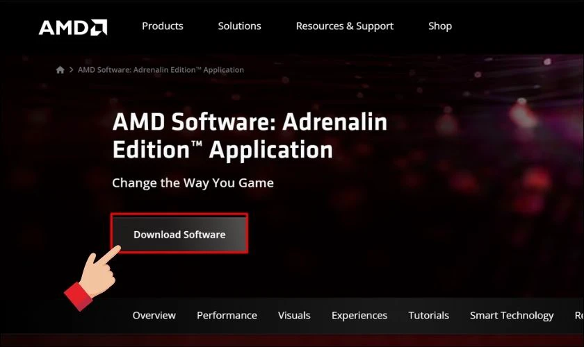 Tải phần mềm AMD Radeon Software về m&aacute;y t&iacute;nh của bạn