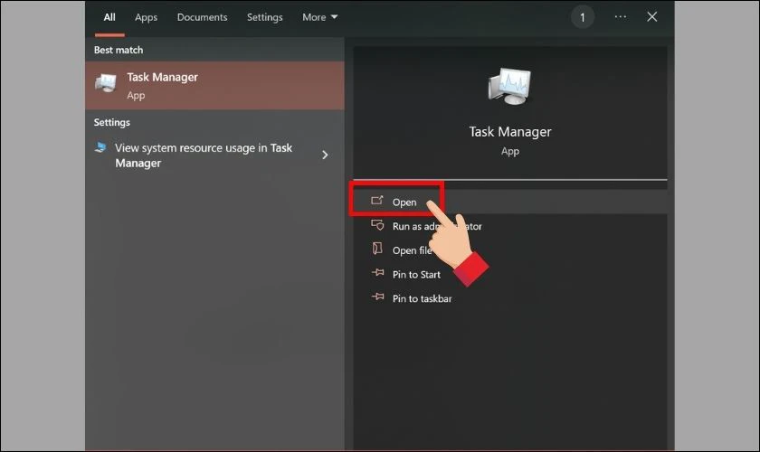 Mở nhanh task Manager bằng tổ hợp ph&iacute;m tắt