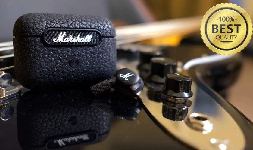 Review tai nghe Marshall nh&eacute;t tai