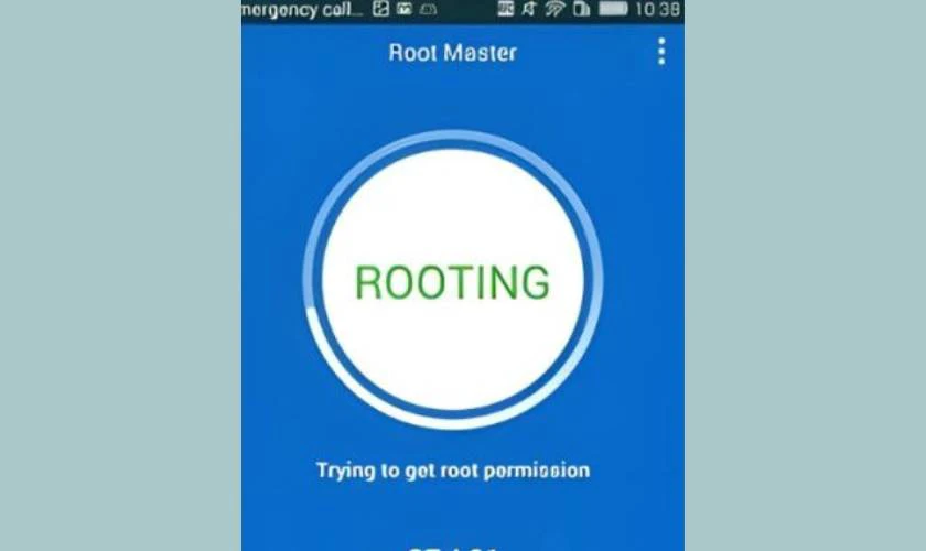 Chờ đến khi ứng dụng th&ocirc;ng b&aacute;o root th&agrave;nh c&ocirc;ng v&agrave; khởi động lại thiết bị để ho&agrave;n tất