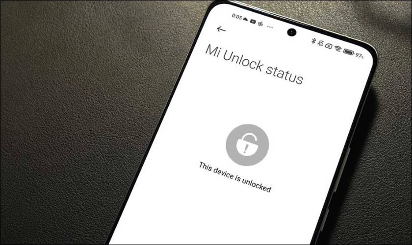 Mở kh&oacute;a Bootloader