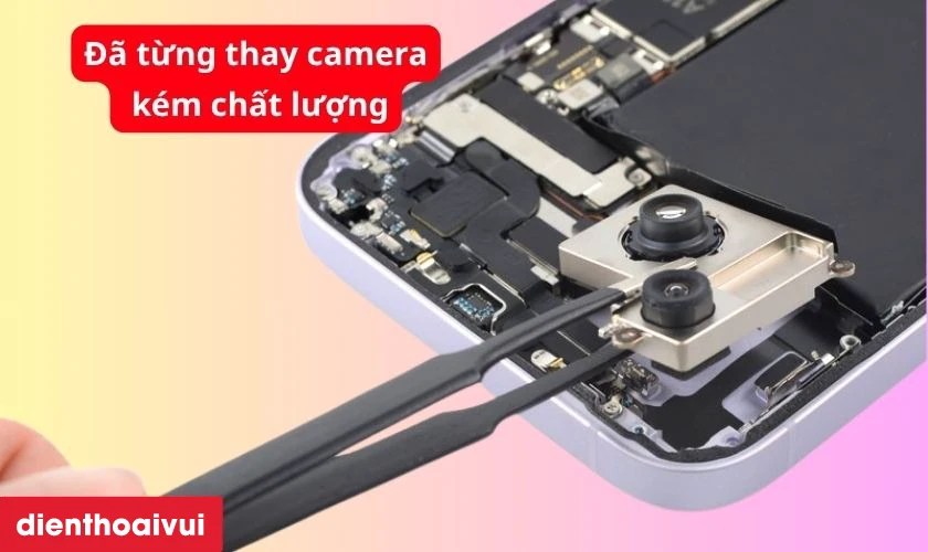 Đ&atilde; từng thay camera k&eacute;m chất lượng hoặc lắp sai kỹ thuật