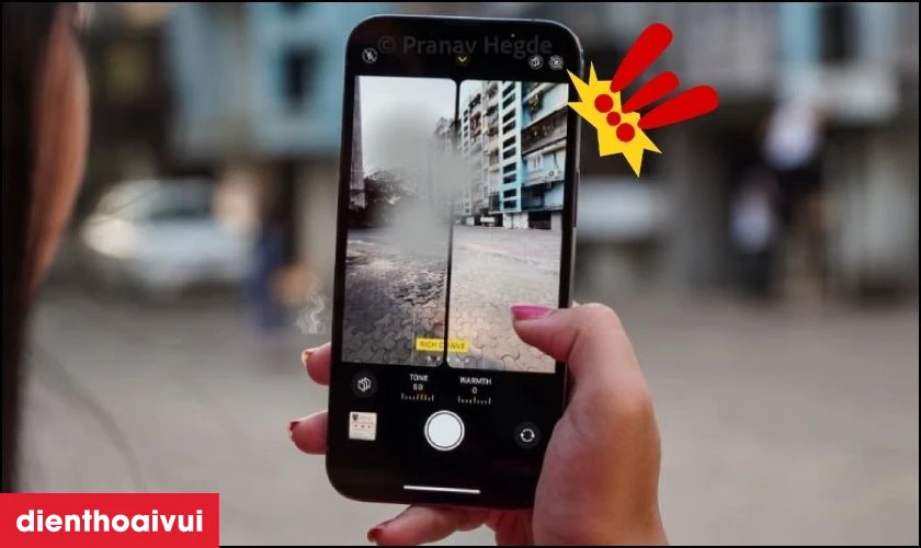 Lưu &yacute; khi camera sau iPhone bị đốm mờ