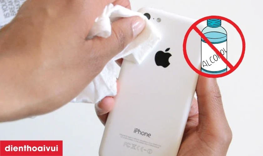 Lưu &yacute; khi camera sau iPhone bị đốm mờ