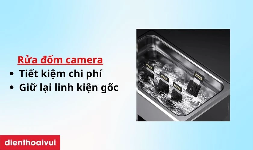 Tại sao n&ecirc;n rửa đốm camera sau iPhone 6S thay v&igrave; thay mới?