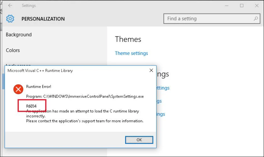 C&aacute;ch sửa lỗi Runtime Error r6034 đơn giản n&ecirc;n biết