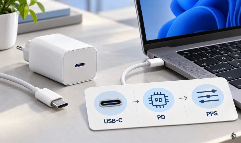 Cách kiểm tra sạc 65W có phù hợp với thiết bị 45W