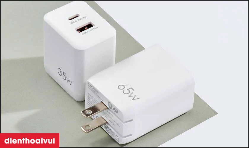 Đặc điểm nổi bật của sạc 9Fit PD 35W 1A1C GaN 001W