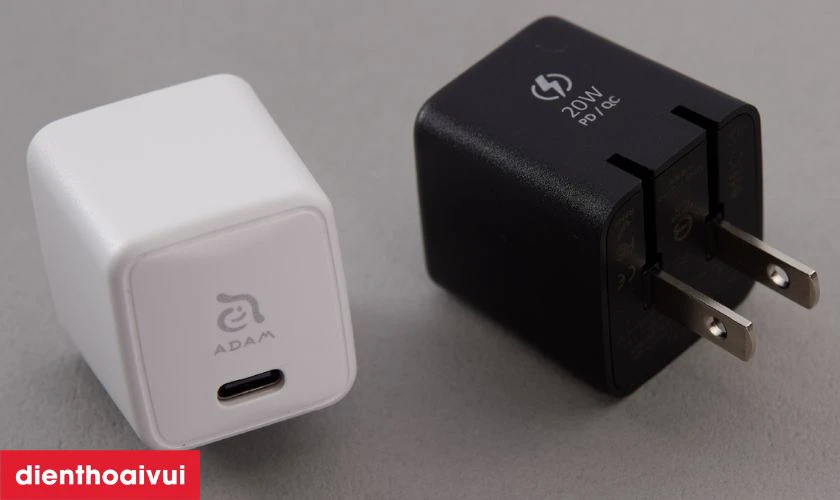 Thiết kế sạc Adam Usb-C PD 20w Element Omnia x1