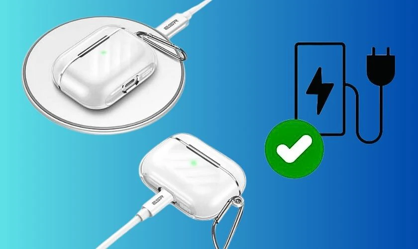 AirPods hỗ trợ h&igrave;nh thức sạc n&agrave;o?