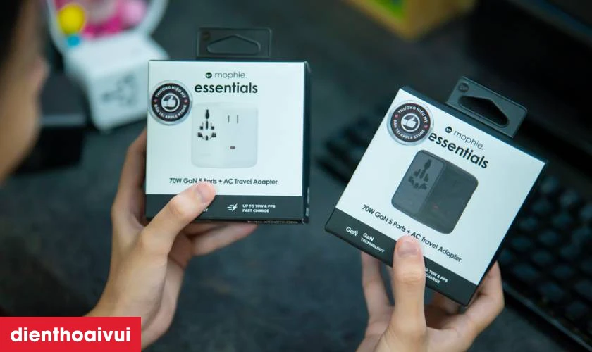 Hướng dẫn chọn v&agrave; sử dụng sạc du lịch Mophie Essentials 3C2A PD GAN 70W an to&agrave;n