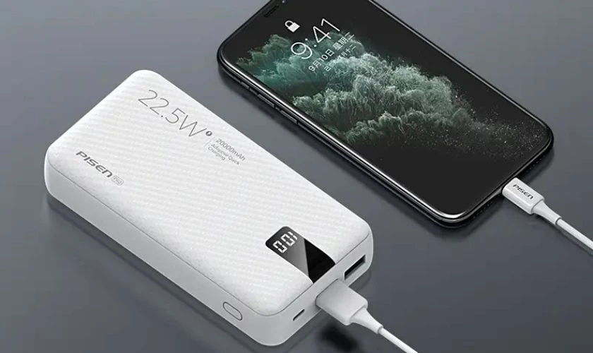 Pisen Pro-All 20000mAH 22.5w l&agrave; pin sạc dự ph&ograve;ng nhiều người chọn mua