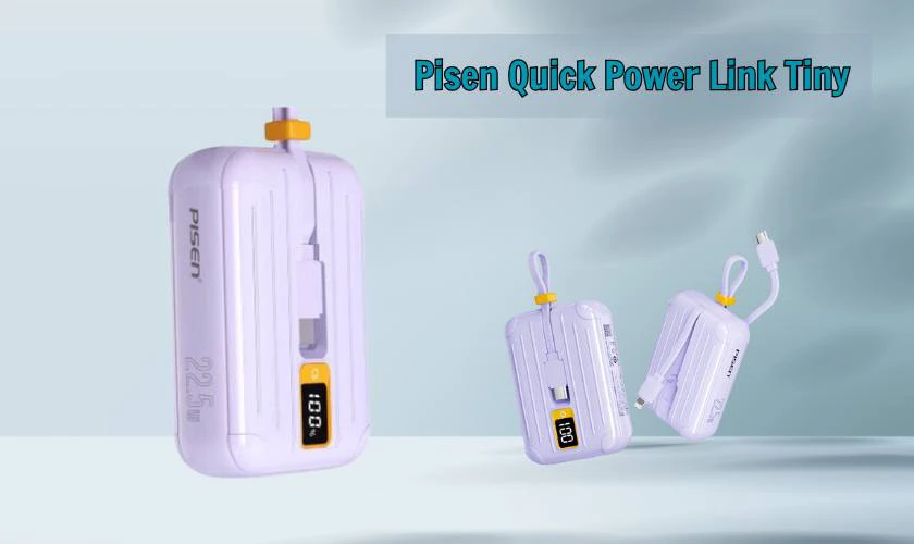 Pin sạc dự ph&ograve;ng Pisen Quick Power Link Tiny