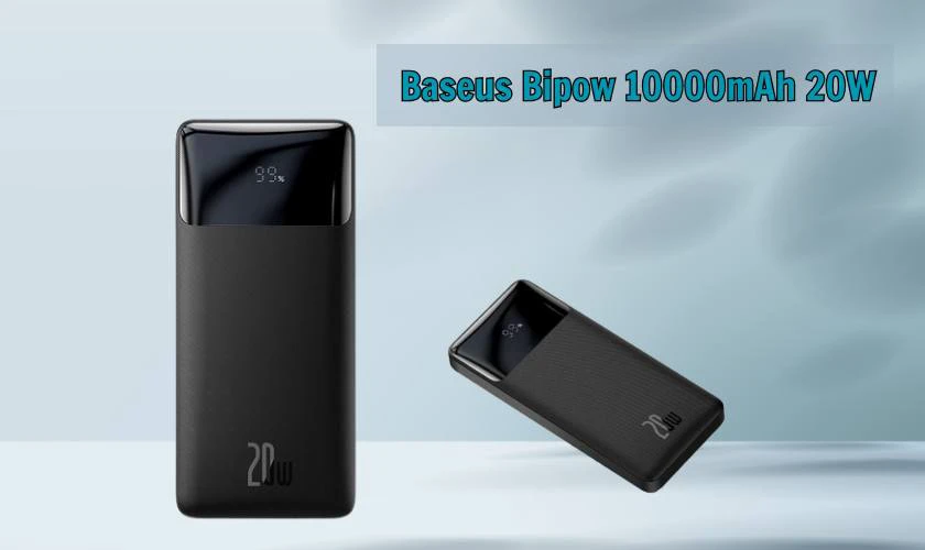 Pin sạc dự ph&ograve;ng Baseus Bipow 10000mAh 20W