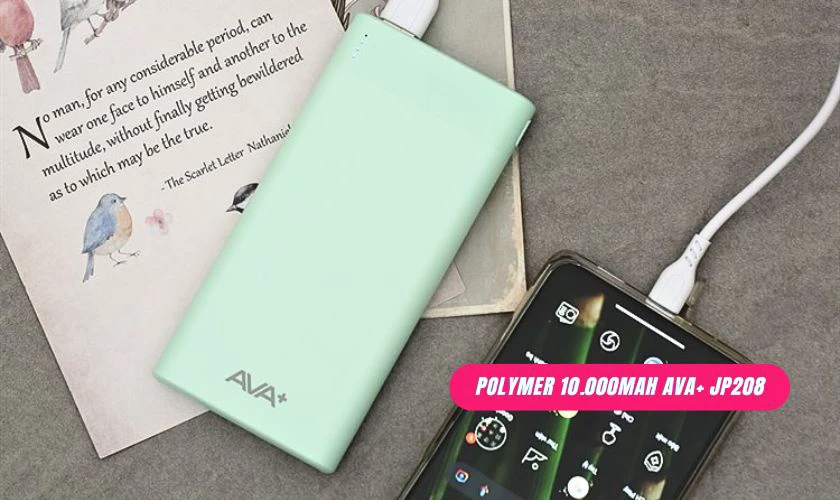 Sạc dự ph&ograve;ng Polymer 10.000mAh AVA+ JP208