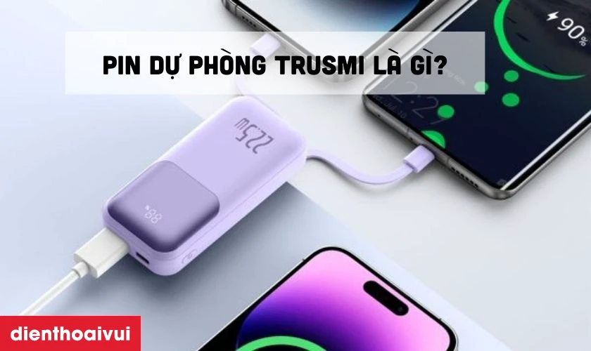 Sạc dự ph&ograve;ng Trusmi được nhiều người lựa chọn mua sắm