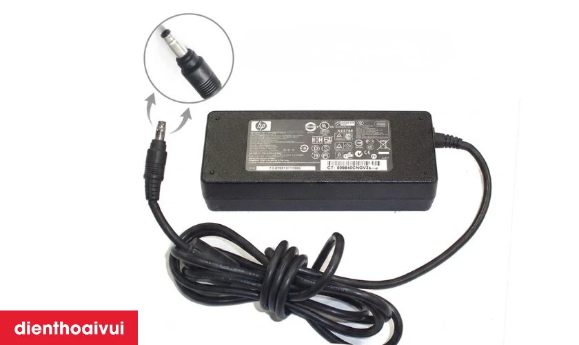 sạc laptop hp h&igrave;nh đầu đạn