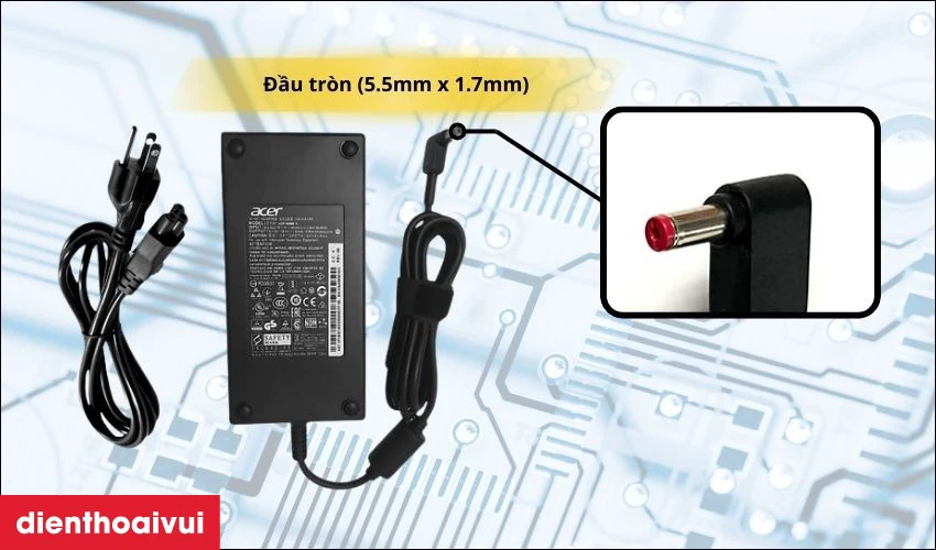 Sạc laptop Acer 9.23A 180W tương th&iacute;ch với nhiều d&ograve;ng laptop của Acer