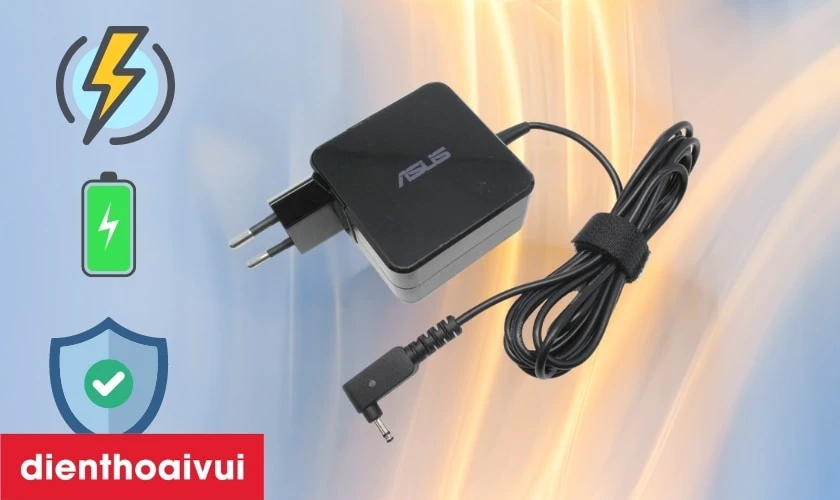 C&aacute;ch nhận biết sạc laptop Asus ch&iacute;nh h&atilde;ng