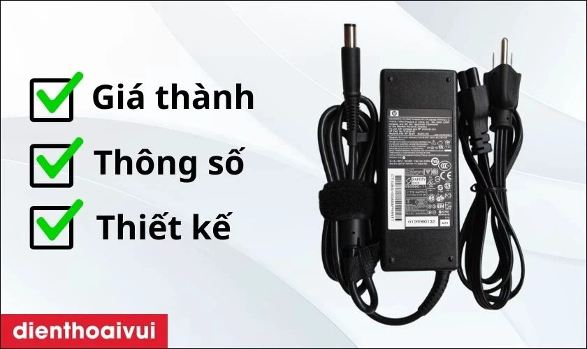 ti&ecirc;u ch&iacute; sạc laptop ch&iacute;nh h&atilde;ng