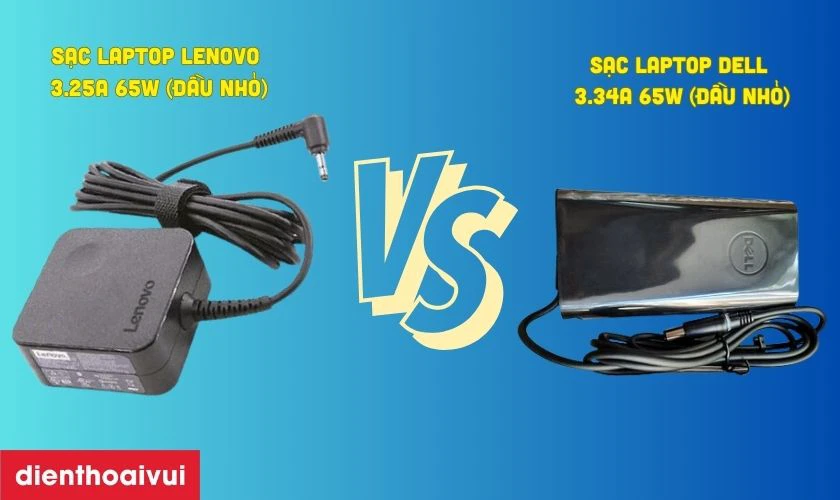 So s&aacute;nh sạc laptop Lenovo 3.25A 65W với c&aacute;c sản phẩm tương tự