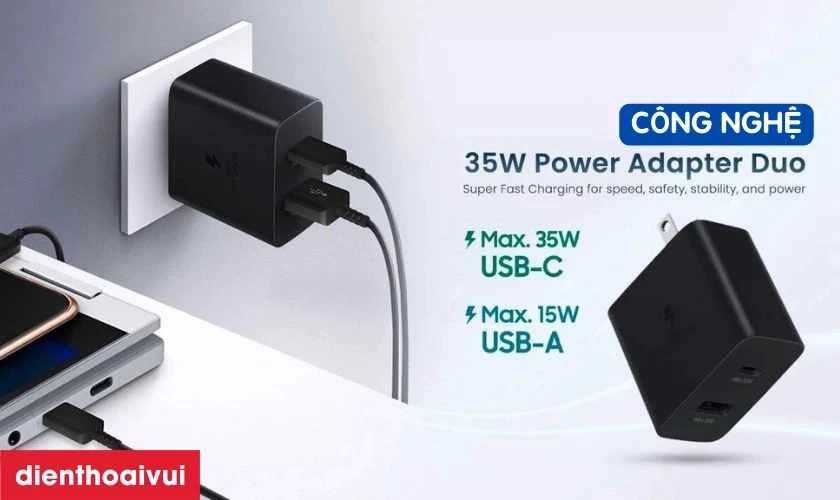 C&ocirc;ng nghệ sạc nhanh đặc biệt
