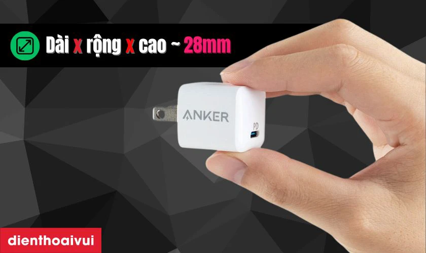 Đặc điểm nổi bật của sạc nhanh Anker PowerPort PD Nano 18W A2716