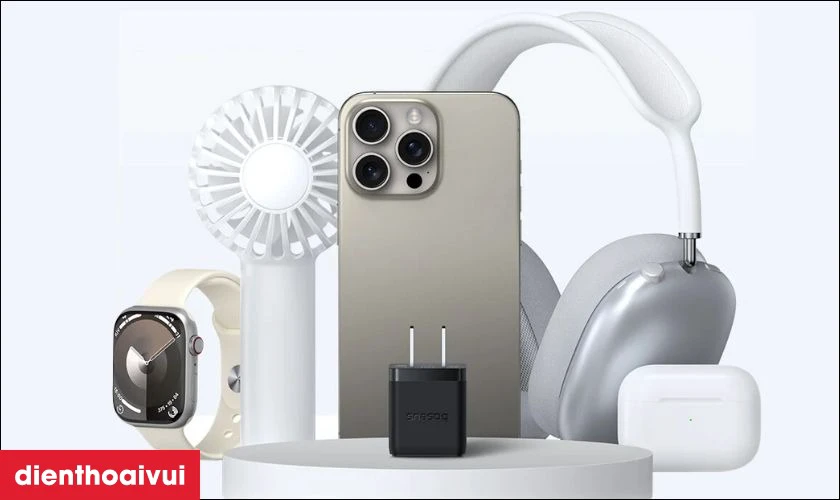 Hỗ trợ sạc c&ugrave;ng l&uacute;c nhiều thiết bị tối ưu h&oacute;a thời gian