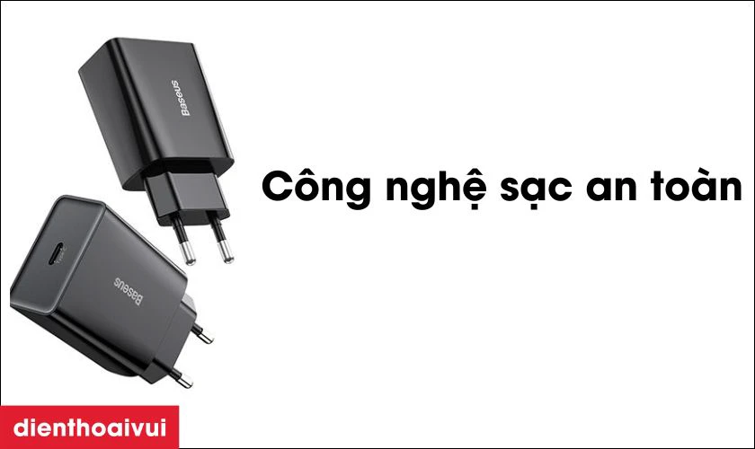 C&ocirc;ng nghệ sạc bảo vệ an to&agrave;n
