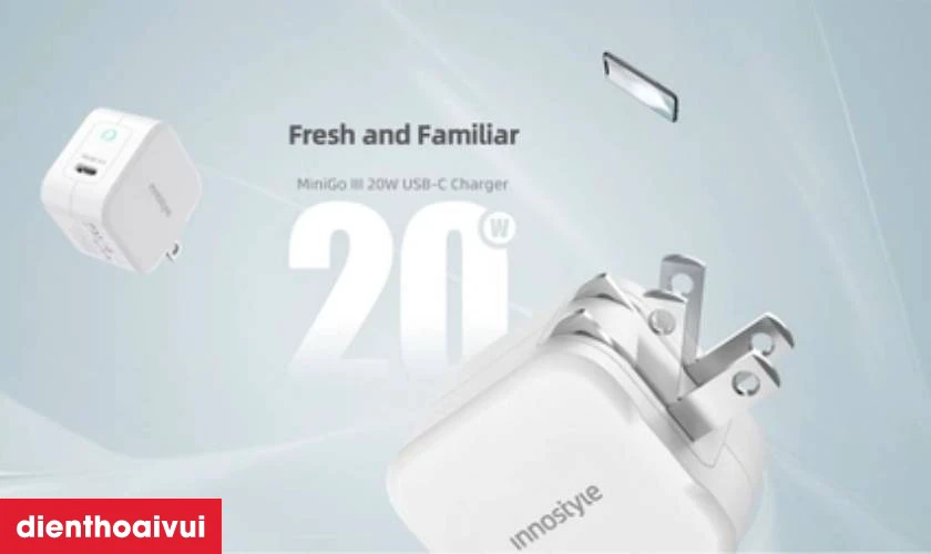 Đặc điểm nổi bật của sạc nhanh PD 20W InnoStyle Minigoo III