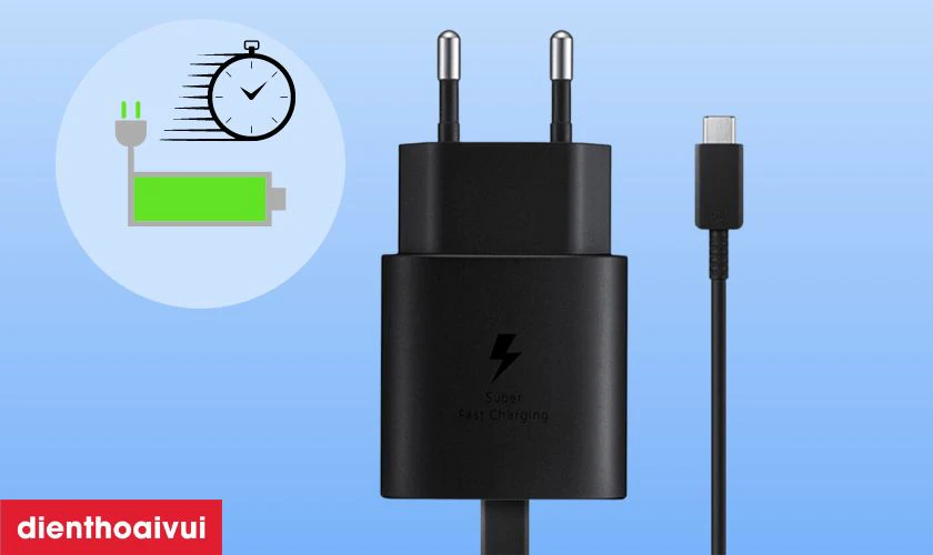 Đặc điểm nổi bật của sạc nhanh Samsung 1 cổng USB-C 25W