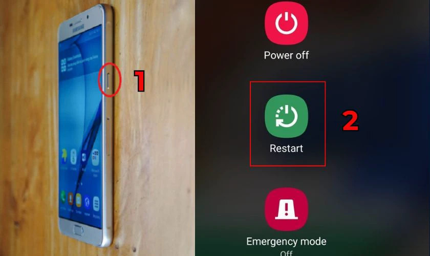 Khởi động lại iPhone v&agrave; thử sạc để kiểm tra kết quả