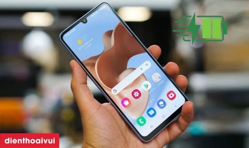 Sạc nhanh 25W r&uacute;t ngắn thời gian nạp pin