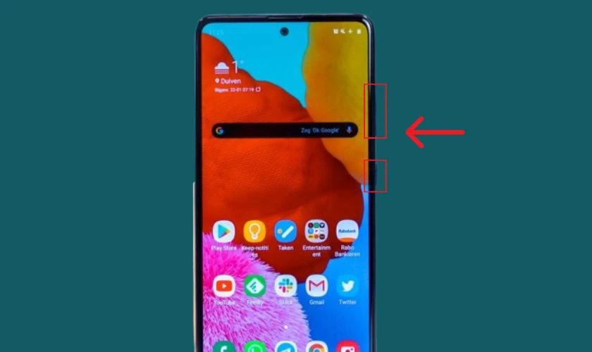 Sử dụng chế độ Safe Mode khi Samsung A51 bị treo logo