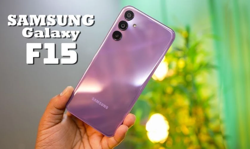 Samsung Galaxy F15 5G mang phong cách trẻ trung với mặt lưng tối giản