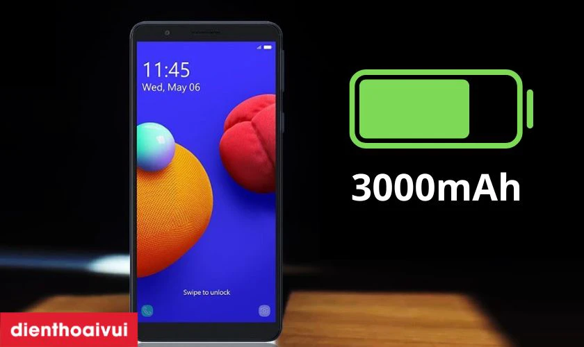 Vi&ecirc;n pin c&oacute; dung lượng lớn, cổng kết nối microUSB 2.0