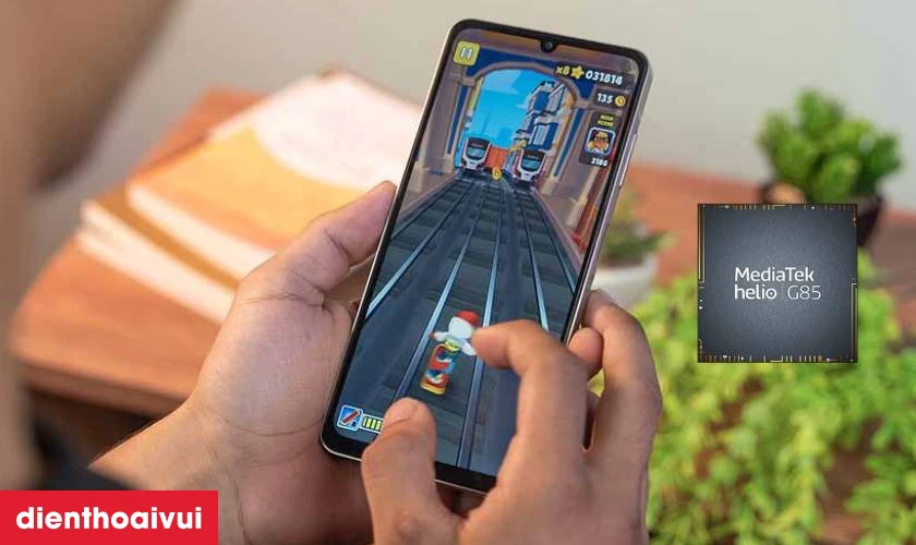 Hiệu năng ổn định với chip MediaTek Helio G85