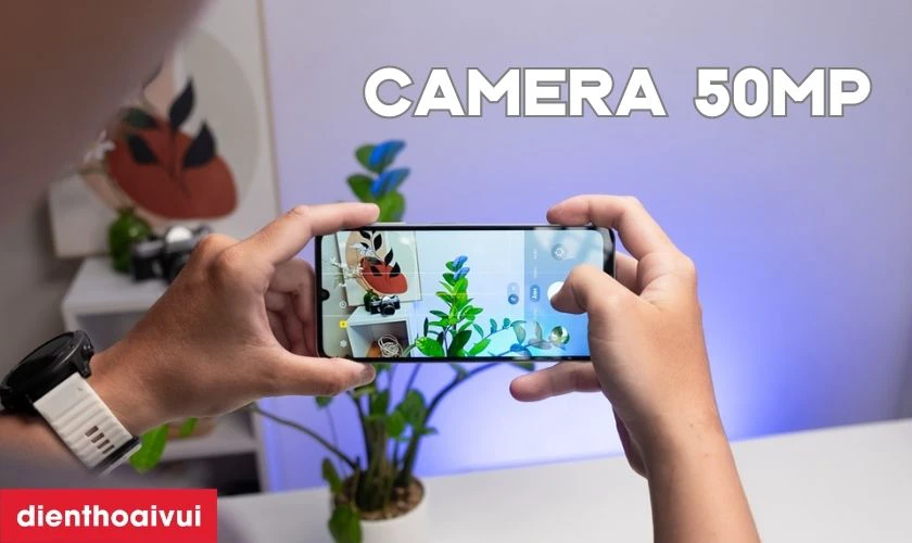 Galaxy A06 được trang bị camera ch&iacute;nh 50MP