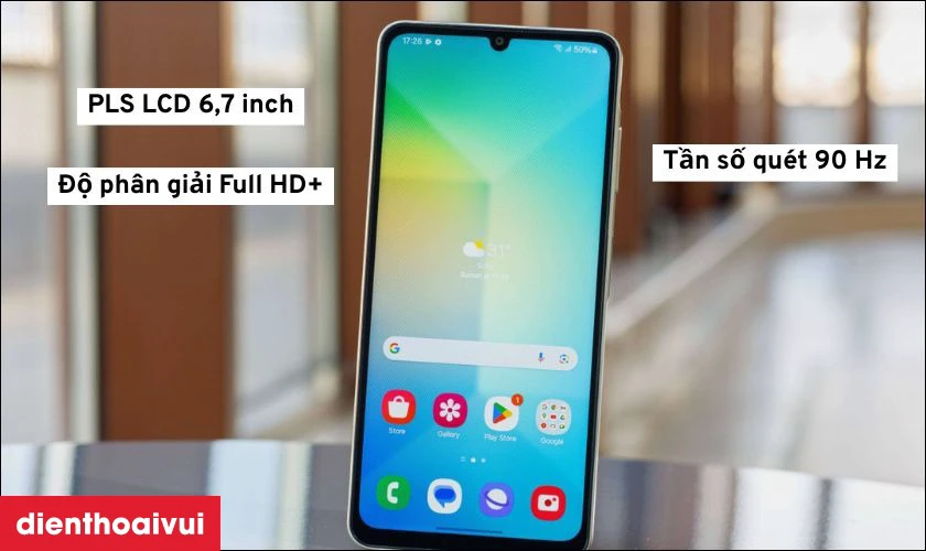 M&agrave;n h&igrave;nh PLS LCD 6,7 inch với độ ph&acirc;n giải Full HD+