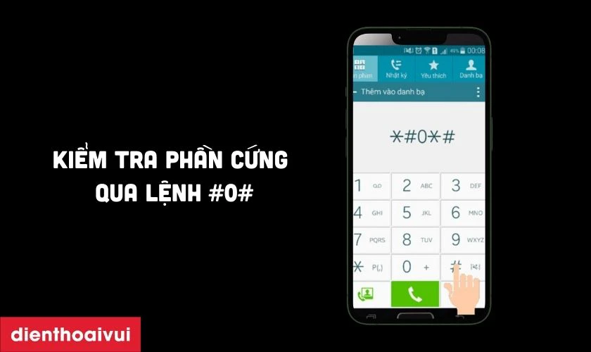 Samsung hỗ trợ người d&ugrave;ng kiểm tra phần cứng nhanh ch&oacute;ng bằng lệnh #0#