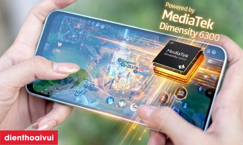 Hiệu năng mạnh mẽ nhờ trang bị chip Dimensity 6300