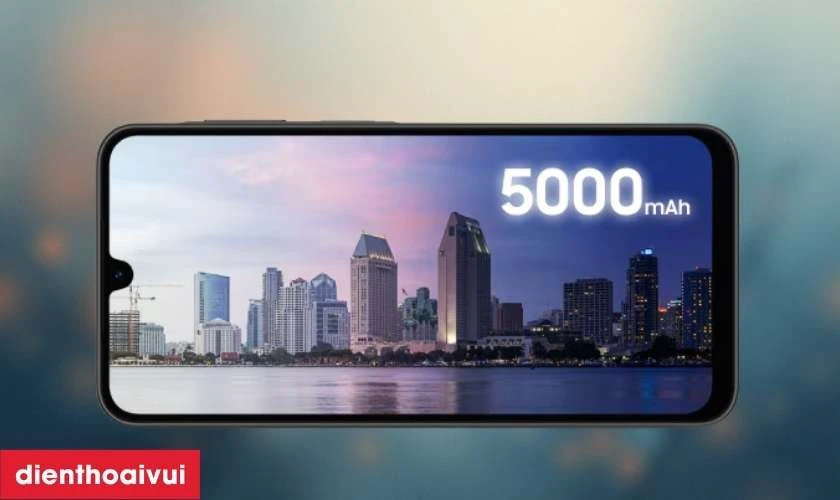 Pin 5000mAh, sạc nhanh 25W