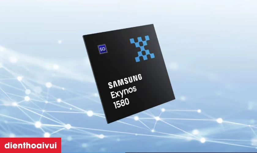 Hiệu năng mạnh mẽ với chip Exynos 1580 v&agrave; RAM 12GB, ROM 256GB