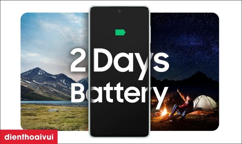 Pin 5000mAh k&eacute;o d&agrave;i đến hai ng&agrave;y