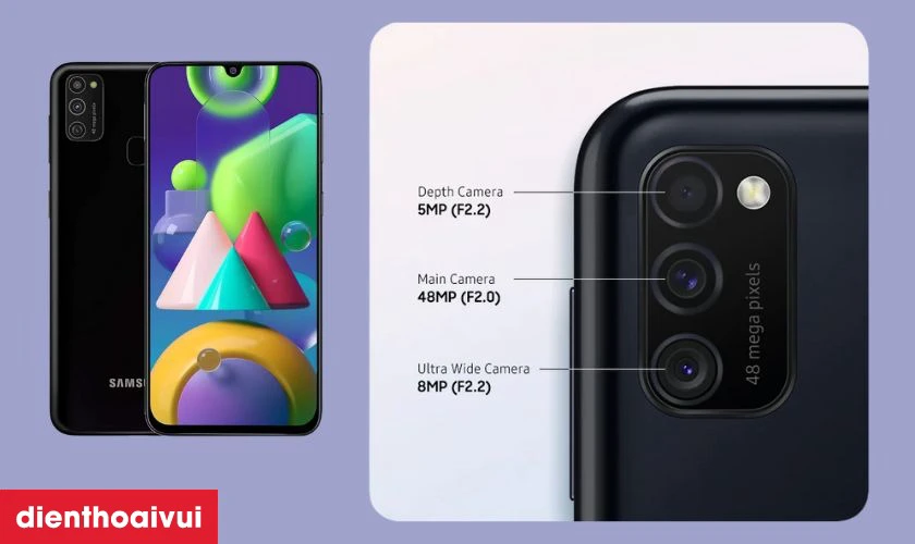 Bộ 3 camera sau ấn tượng